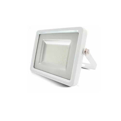 Foco Proyector Luz Blanca 6000K Marco Blanco 30W - Globaltronics
