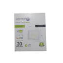 Foco Proyector Luz Blanca 6000K Marco Blanco 30W - Globaltronics