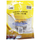 Llave P/ Gas Hi-He 1/2 Niq.