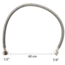 Flexible Gas 1/2" 7/8" Hi-Hi 60 Cm