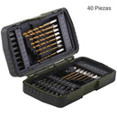 Kit De Puntas + Brocas 40 Piezas