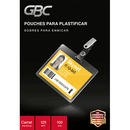 Sobre Para Plastificar 229 X 368 Mm Oficio 100 Un 125 Micrones