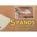 Pack De 5 Paños Atrapapolvo 50X70 Cm