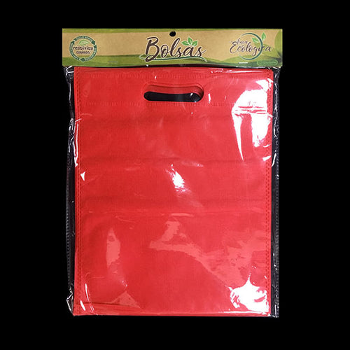Bolsas De Dulce Tnt 31 X 25 Cm Rojo 10 Unidades Festivity