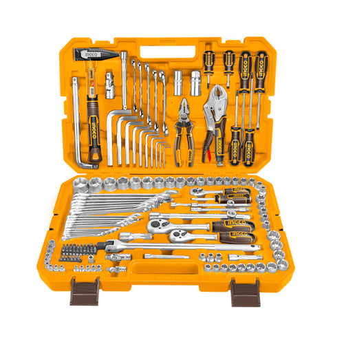 SET HERRAMIENTAS INDUSTRIAL 142 PIEZAS INGCO HKTHP21421