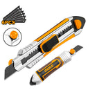 Cuchillo Cartonero Retractil Industrial 18X100Mm Ingco Hkns1808