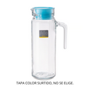 Jarra Vidrio Con Tapa Color Allegra 11 Lt