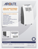 Aire Acondicionado Portatil Solo Frío Y7 Cold-G 7000 Btu/H