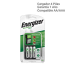 Pack De Cargador 4 Pilas Aaa/Aa + 2 Pilas Aa Recargables