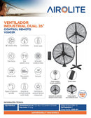 VENTILADOR INDUSTRIAL DUAL AIROLITE