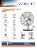 VENTILADOR SOBREMESA AIROLITE V12SM