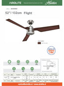 VENTILADOR DE TECHO HUNTER FLIGHT 52