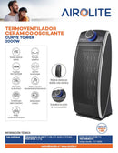 Termoventilador Vertical Oscilante Curve Tower