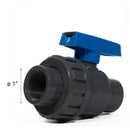 Valvula Bola 1" Hi Pvc