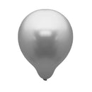 Globo Chrome N°10 Plateado 12 Unidades Big Party