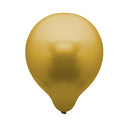 Globo Chrome N°10 Dorado 12 Unidades Big Party