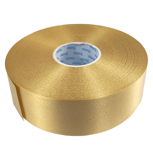 Cinta De Regalo 2.5 Cm X 45 M Color Dorado Nobel Gift
