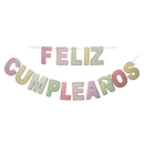 Guirnalda Feliz Cumpleaños Color Pastel Big Party