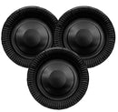 Plato Carton Negro 23 Cm 10 Unidades Cory
