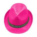 Sombrero Tela Color Neon Big Party