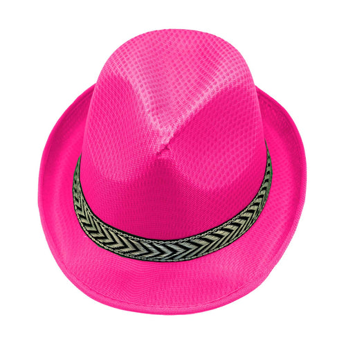 Sombrero Tela Color Neon Big Party