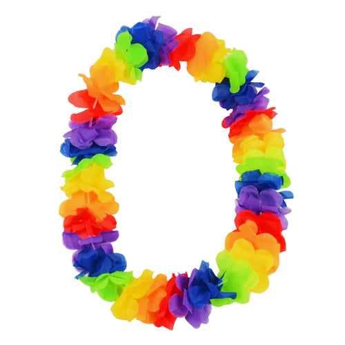 Set 6 Collar Hawai Multicolor Big Party