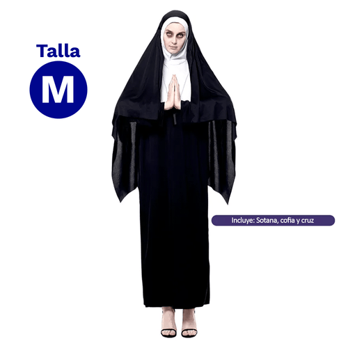 Disfraz Monja Talla M Fiestamania