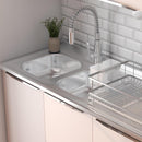 Lavaplatos Sobreponer Derecho 2 Cubeta(S) 50X14.6X120 Cm Acero Inoxidable