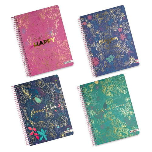 Cuaderno Carta Botanic - 3 Materias Mooving