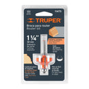 Fresa redondeadora para molduras con guia 1.1/4" - Truper