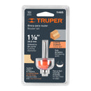 Fresa para cuarto rodon con guia 1.1/8" - Truper