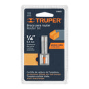 Fresa para medias cañas 1/4" - Truper