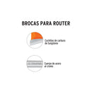 Fresa para medias cañas 3/8" - Truper