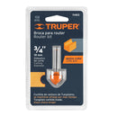 Fresa para medias cañas 3/4" - Truper