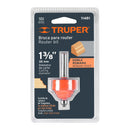 Fresa doble romana con guia 1.3/8" - Truper