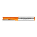 Fresa recta 2 filos 1/4" mediana - Truper