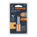 Fresa recta 2 filos 3/8" - Truper
