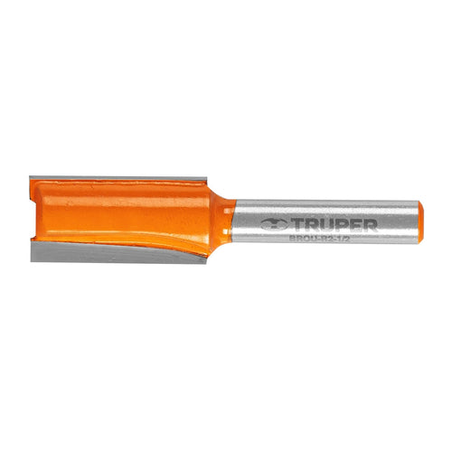 Fresa recta 2 filos 1/2" - Truper