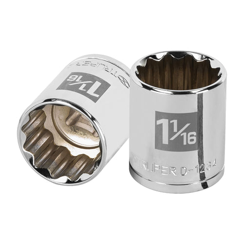 Dado Poligonal Pulgadas Cuadrante 1/2" 1.1/16" - Truper