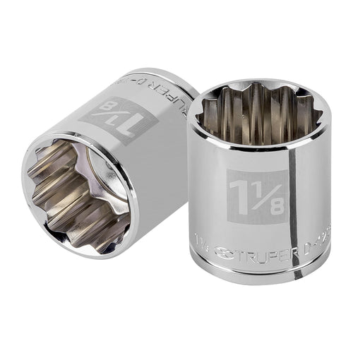 Dado Poligonal Pulgadas Cuadrante 1/2" 1.1/8" - Truper