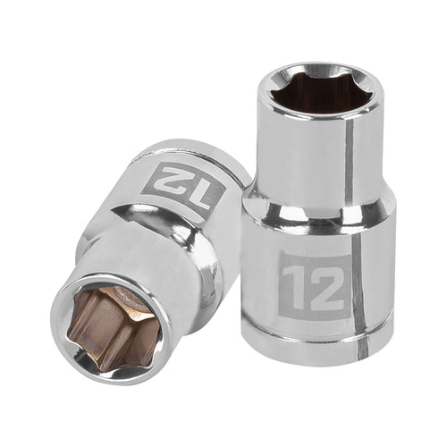 Dado Hexagonal Milimetrico Cuadrante 1/2" 12mm - Truper
