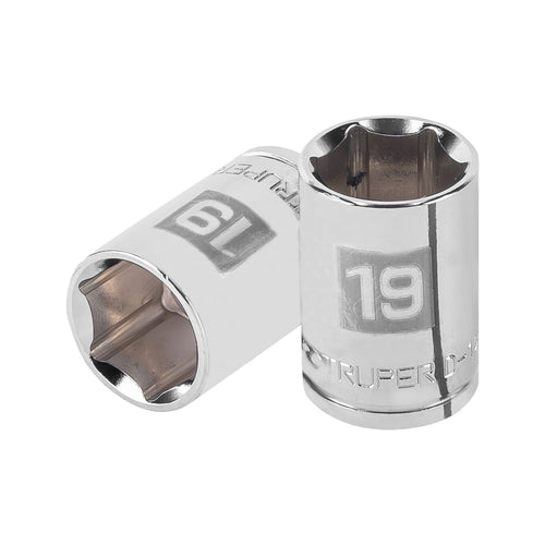 Dado Hexagonal Milimetrico Cuadrante 1/2" 19mm - Truper
