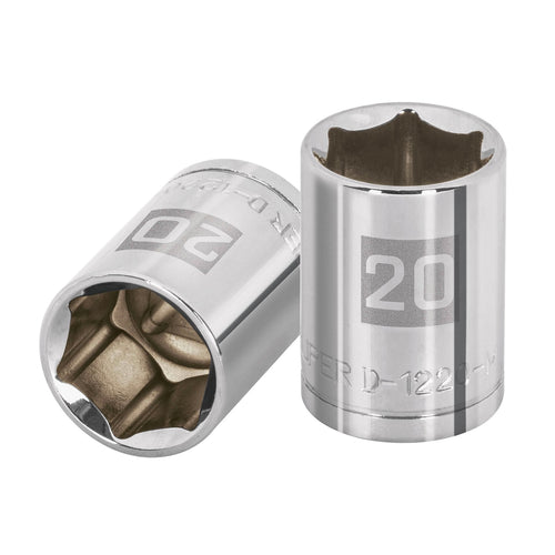 Dado Hexagonal Milimetrico Cuadrante 1/2" 20mm - Truper