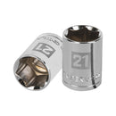Dado Hexagonal Milimetrico Cuadrante 1/2" 21mm - Truper