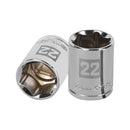 Dado Hexagonal Milimetrico Cuadrante 1/2" 22mm - Truper