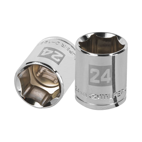 Dado Hexagonal Milimetrico Cuadrante 1/2" 24mm - Truper