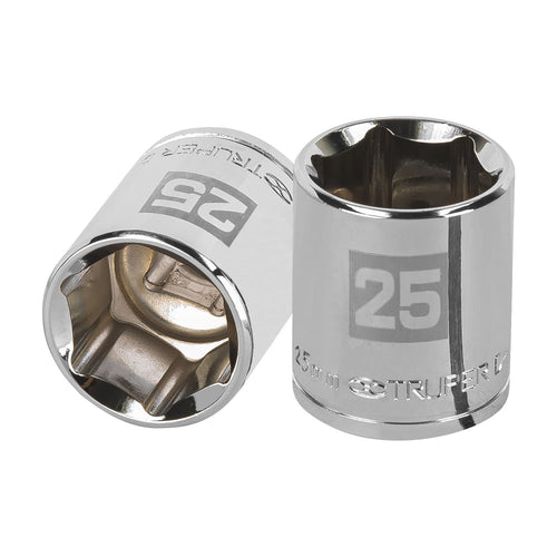 Dado Hexagonal Milimetrico Cuadrante 1/2" 25mm - Truper