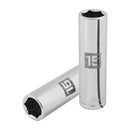 Dado Hexagonal Milimetrico Cuadrante 1/2" Largo 15mm - Truper