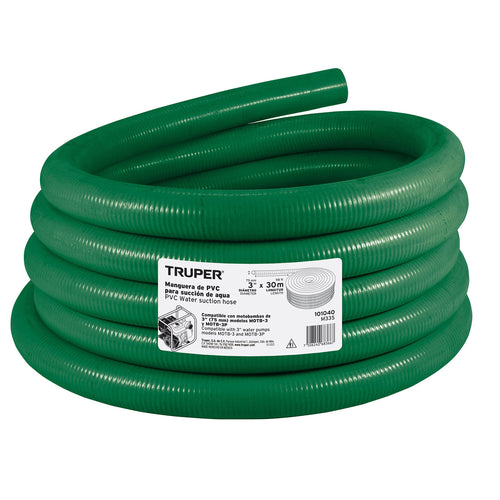 Manguera de Succion para motobomba 3" x 30mts - Truper