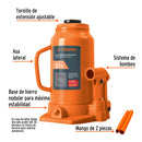 Gata Hidraulica tipo Botella 21 ton - Truper